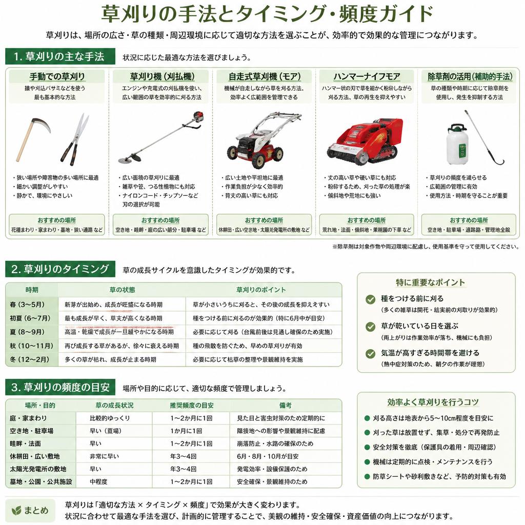 具体的なメンテナンス手法